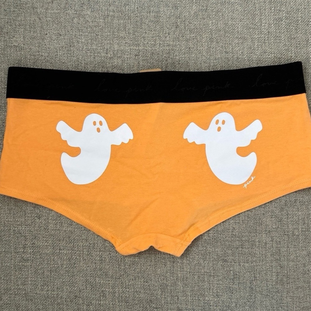 PINK Halloween Ghost Shortie Panties